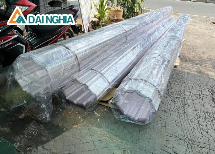 BÁO GIÁ TẤM POLY 5 SÓNG VUÔNG DÀY 0.8MM