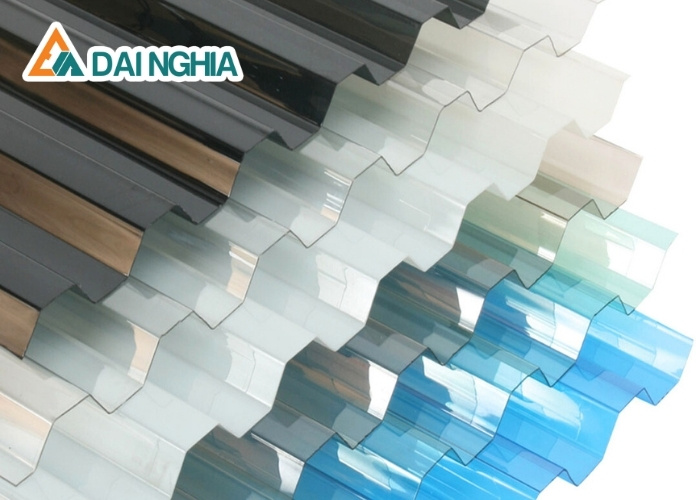 Tấm Polycarbonate sóng vuông