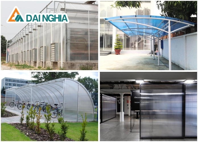 Ứng dụng của tấm Poly rỗng 5mm