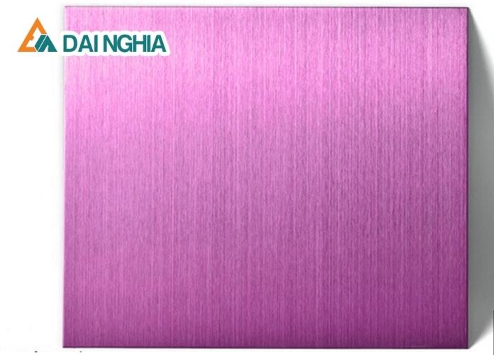 Ứng dụng tấm Inox tím trong nội thất