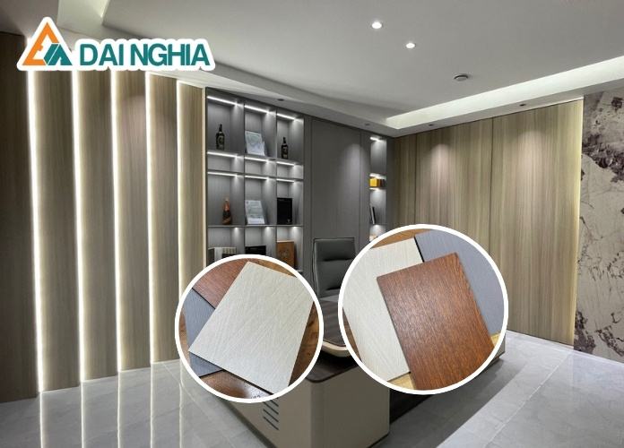 Giá tấm ốp than tre phẳng dày 5mm màu vân gỗ