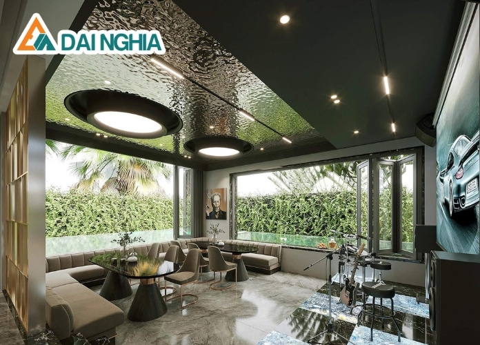 Inox 3D sóng nước