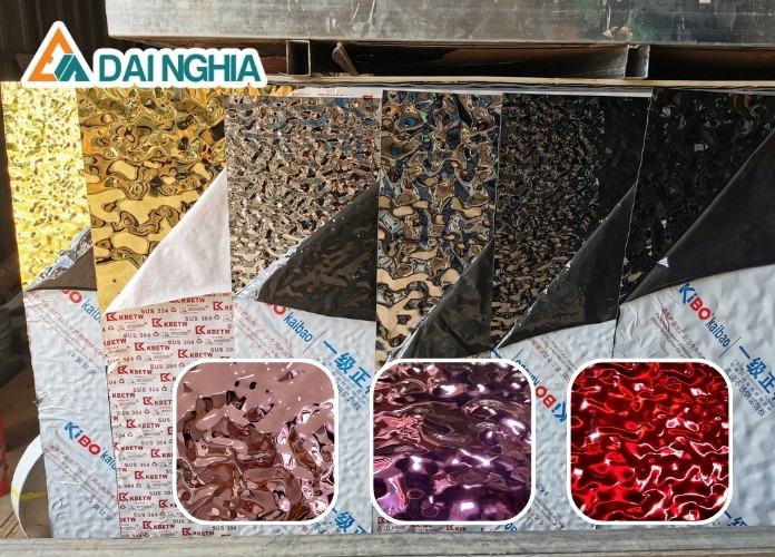 Mua inox 3D đỏ gương tại Công ty Đại Nghĩa