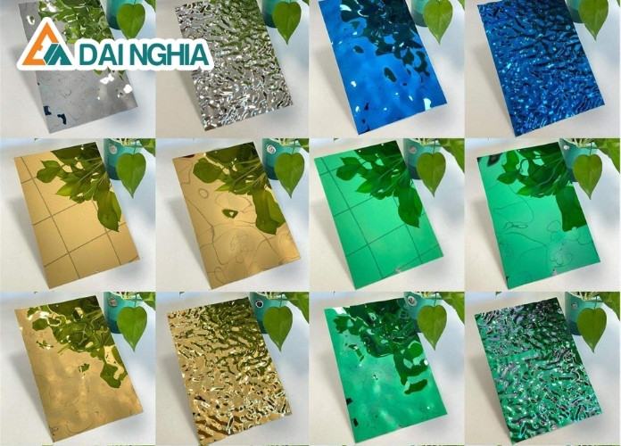 So sánh với inox gương phẳng