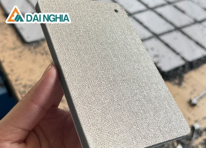 Tấm ốp than tre phẳng dày 5mm màu vân vải
