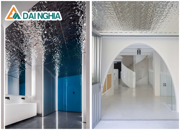 Ưu điểm nổi bật của inox 3D sóng nước