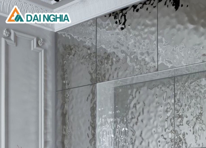 Vật liệu Inox 3D trắng gương