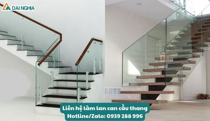 Tổng Hợp 50+ Mẫu Lan Can Cầu Thang Đẹp Chuẩn Phong Thủy & Ấn Tượng 13 Thách thức và hiệu quả trong thiết kế - Mẫu lan can cầu thang kính