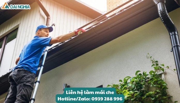 Báo Giá Sửa Mái Tôn, Thay Mái Tôn Mới Chuyên Nghiệp TP. HCM 2 Báo giá sửa mái tôn cũ bị dột - Mái che Đại Nghĩa