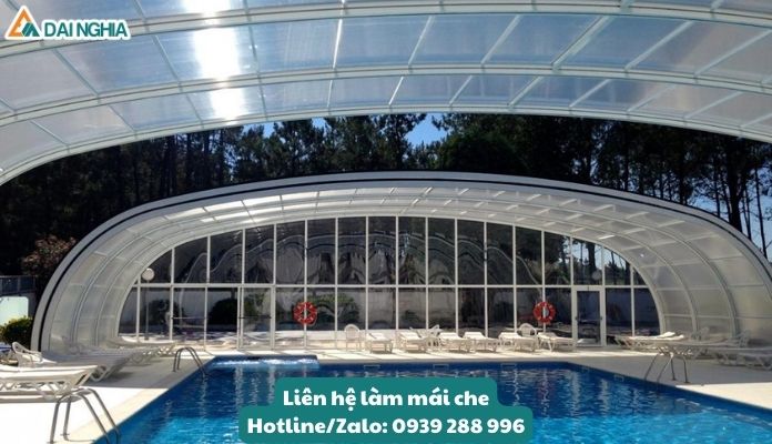 Mái Che Poly Là Lựa Chọn Hàng Đầu Cho Giải Pháp Chống Nóng 4 Làm mái che cho bể bơi