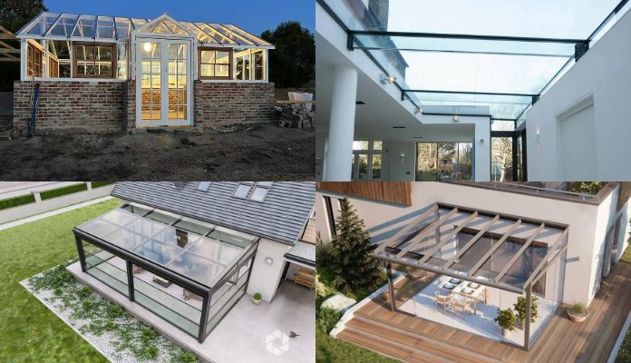 So Sánh Mái Che Poly Và Mái Che Kính Cường Lực 10 Chất liệu và tính năng