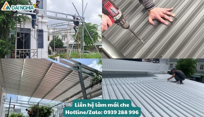 Ứng Dụng Của Mái Tôn Lạnh Quận 12 - TP. HCM 8 Quy tình lắp đặt mái che bằng tôn lạnh
