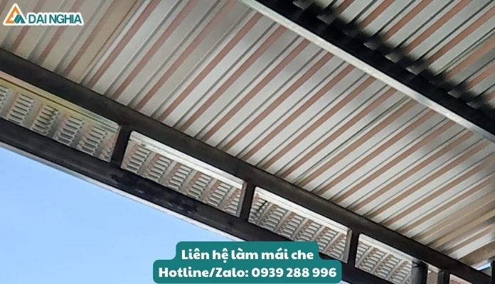 Thi Công Mái Che Hiên Nhà Đẹp, Hiện Đại & Tiện Nghi 13 Mái che Tôn – Báo giá thi công mái che tôn