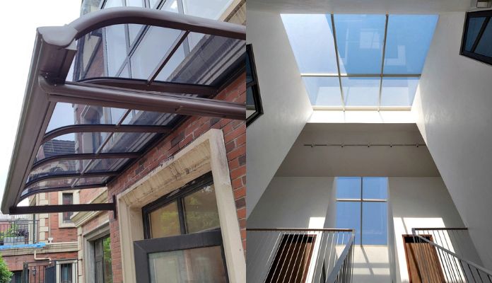 So Sánh Mái Che Poly Và Mái Che Kính Cường Lực 11 Giá cả và lựa chọn phù hợp