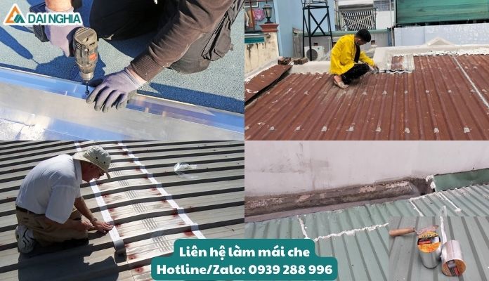 Báo Giá Sửa Mái Tôn, Thay Mái Tôn Mới Chuyên Nghiệp TP. HCM 4 Chống dột mái tôn