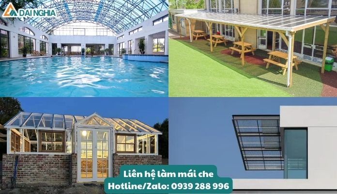 Tác Động Của Mái Che Poly Trong Việc Tiết Kiệm Chi Phí 3 Ứng dụng đa dạng của mái che Poly