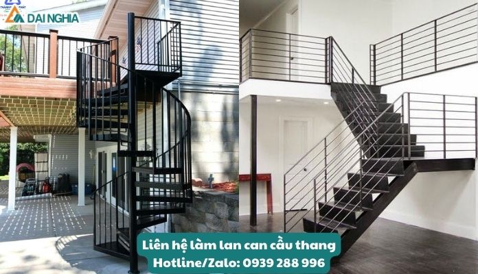 Tổng Hợp 50+ Mẫu Lan Can Cầu Thang Đẹp Chuẩn Phong Thủy & Ấn Tượng 5 Hiện đại và tinh tế - Mẫu lan can cầu thang sắt trong thiết kế nội thất