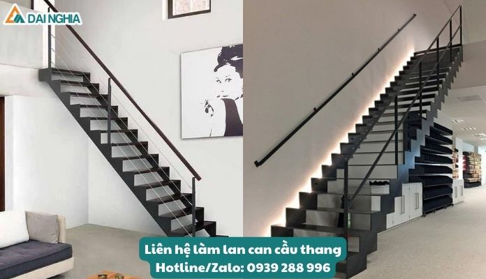 Tổng Hợp 50+ Mẫu Lan Can Cầu Thang Đẹp Chuẩn Phong Thủy & Ấn Tượng 7 Sự linh hoạt trong thiết kế - Mẫu lan can cầu thang sắt đa dạng và sáng tạo