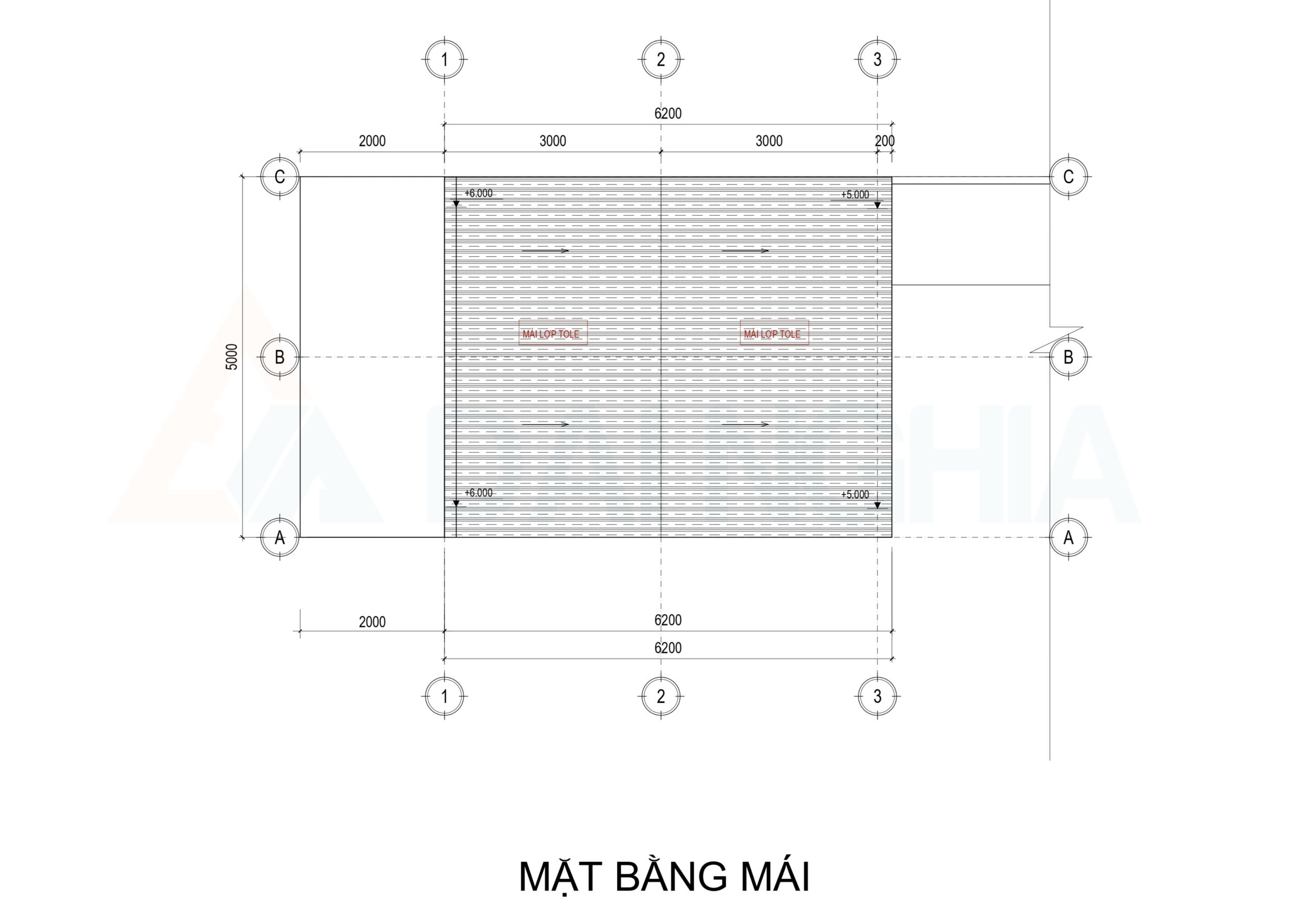 ban ve thiet ke mat bang mai scaled 1