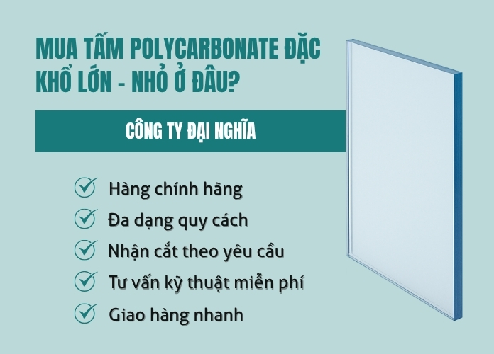 Bảng Kích Thước Tấm Poly – Nên Chọn Khổ Nào Phù Hợp Công Trình? 5 Mua tấm polycarbonate khổ lớn – nhỏ ở đâu?