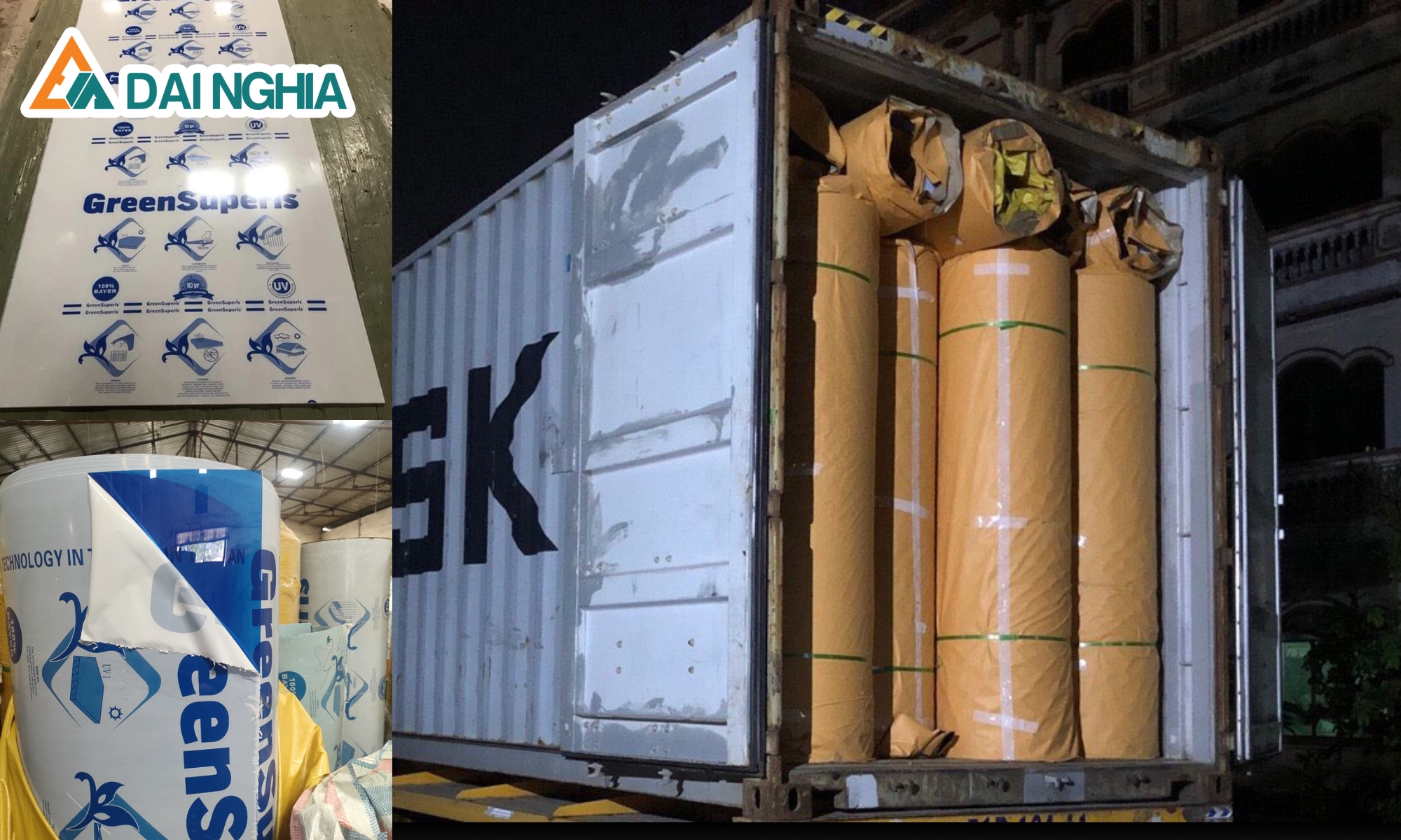 Báo Giá Tấm Poly Greensuperis - Nhập Khẩu Đài Loan Bảo Hành 10 Năm 1 Tấm Poly đặc ruột Greensuperis