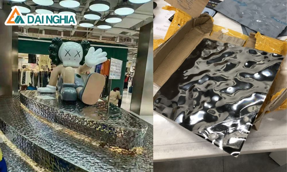 Báo Giá Inox 3D Sóng Nước - Yếu Tố Ảnh Hưởng Đến Mức Giá 4 bao gia thi cong tam op tran inox 3d song nuoc 13