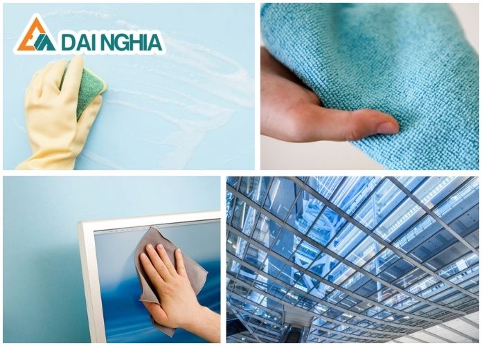 Tấm Poly Trong Suốt Lấy Sáng Phủ UV Bảo Hành 10 Năm 9 Hướng dẫn bảo quản, vệ sinh tấm Poly trong suốt