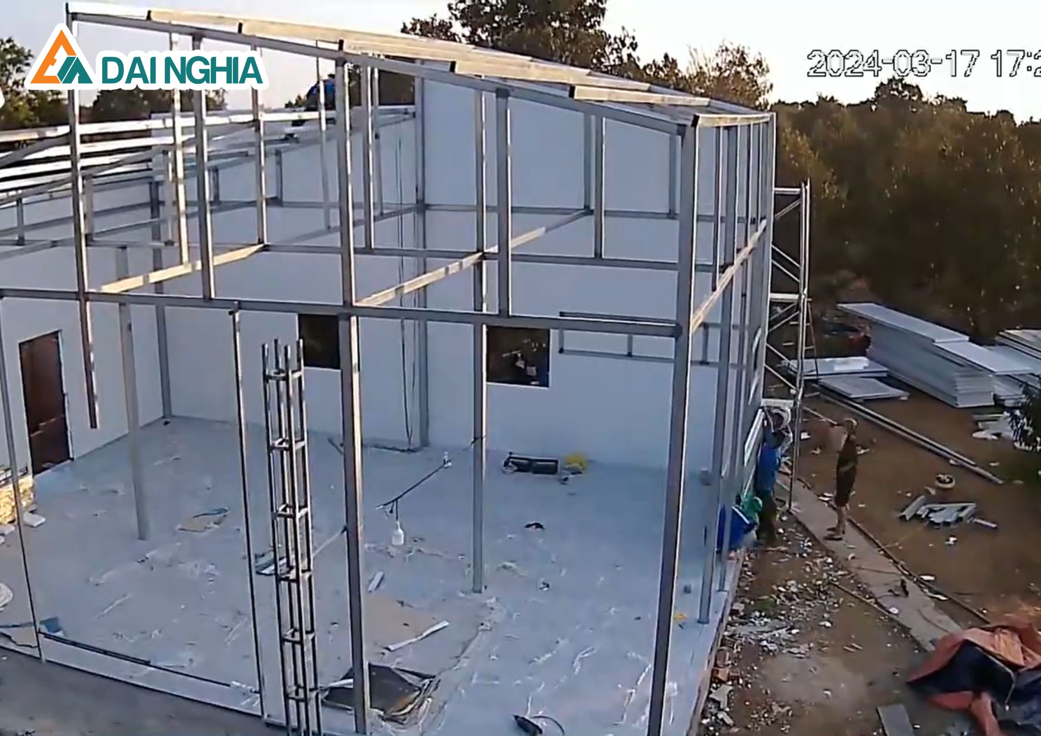 Chi tiết quy trình xây dựng nhà lắp ghép Panel tại ĐăkLăk 6 chi tiet quy trinh xay dung nha lap ghep panel 6 1