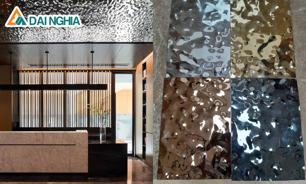 Chi Tiết Tấm Inox Gợn Sóng 3D - Báo Giá Vật Tư 1 chi tiet tam inox gon song 3d bao gia vat tu 24