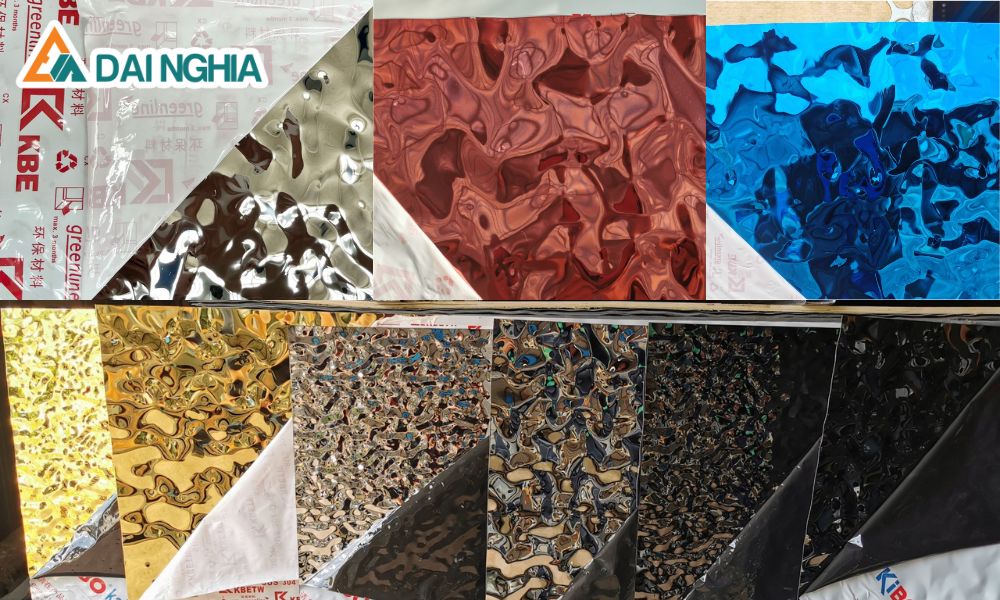 Chi Tiết Tấm Inox Gợn Sóng 3D - Báo Giá Vật Tư 2 chi tiet tam inox gon song 3d bao gia vat tu 25