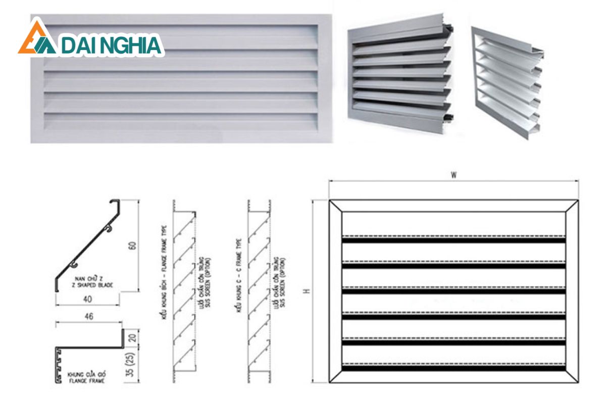 Chuyên Cung Cấp Lam Gió Nhà Xưởng, Cửa Chớp Thông Gió Làm Mát Quanh Năm 3 chuyen cung cap lam gio nha xuong lam mat 4
