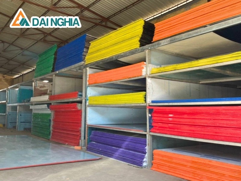 Giá Tấm Poly Đặc 2.4mm & Các Màu Có Sẵn