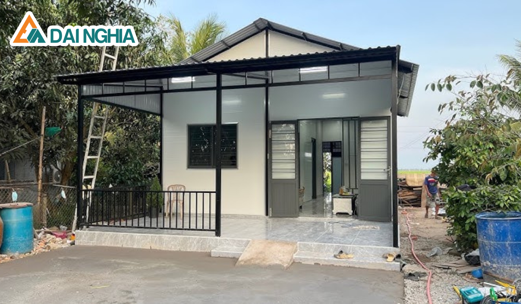 Nhà Trọ Lắp Ghép Bằng Tấm Panel Giúp Tiết Kiệm Chi Phí - Thủ Đức 9 nha tro lap ghep tam panel tiet kiem thu duc 2