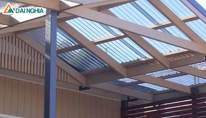 Báo Giá Các Loại Mái Che Poly Lấy Sáng Phổ Biến Nhất 8 tong hop cac loai mai poly pho bien nhat 4