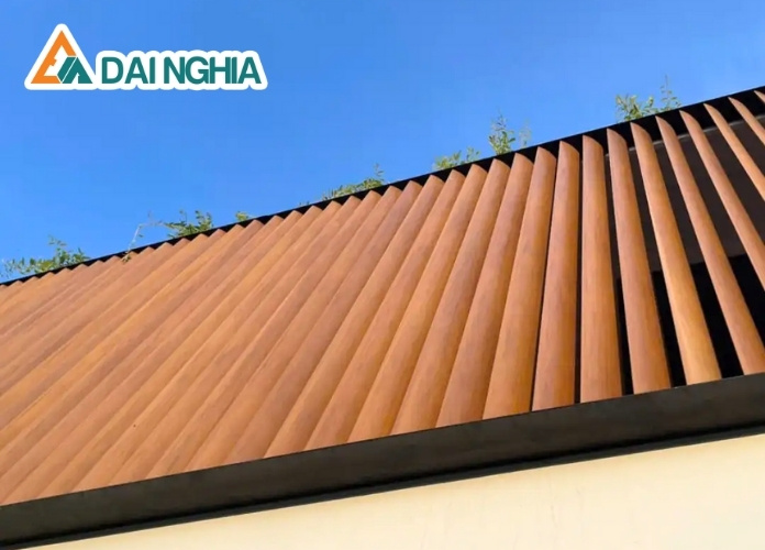 Lam Gió Gỗ Nhựa Ngoài Trời - Vừa Che Nắng Vừa Trang Trí 2 Ứng dụng của lam gió gỗ nhựa ngoài trời