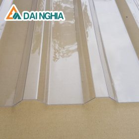 Báo giá tấm poly 11 sóng vuông dày 1mm