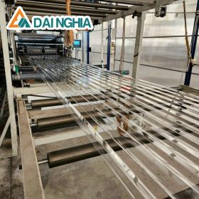 Báo giá tấm poly 7 sóng vuông dày 1mm