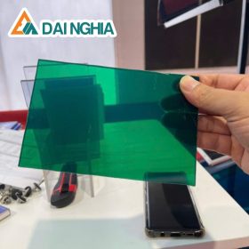 Báo giá tấm Poly đặc 1mm màu xanh lá