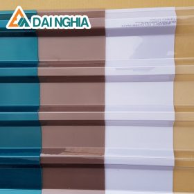 Hướng dẫn thi công lắp đặt mái che Poly tôn sóng