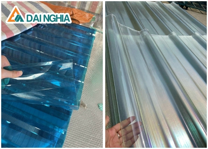 Tấm poly 9 sóng vuông có cấu tạo như thế nào?