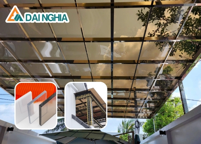 Tấm Poly đặc 2.2mm màu trà là gì?