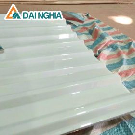 Báo giá tấm Poly sóng 0.8mm trắng sữa
