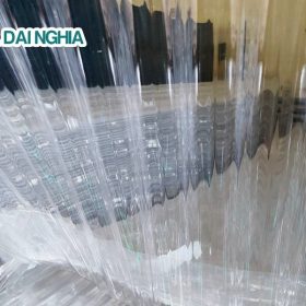 Báo giá tấm Poly sóng 1mm trắng trong