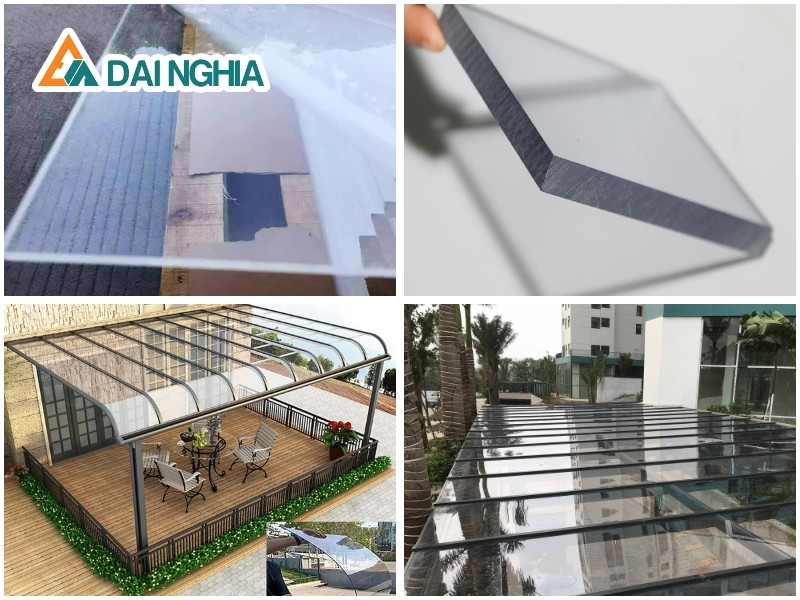 Công ty Đại Nghĩa chuyên phân phối tấm Poly đặc 2.7mm trắng trong