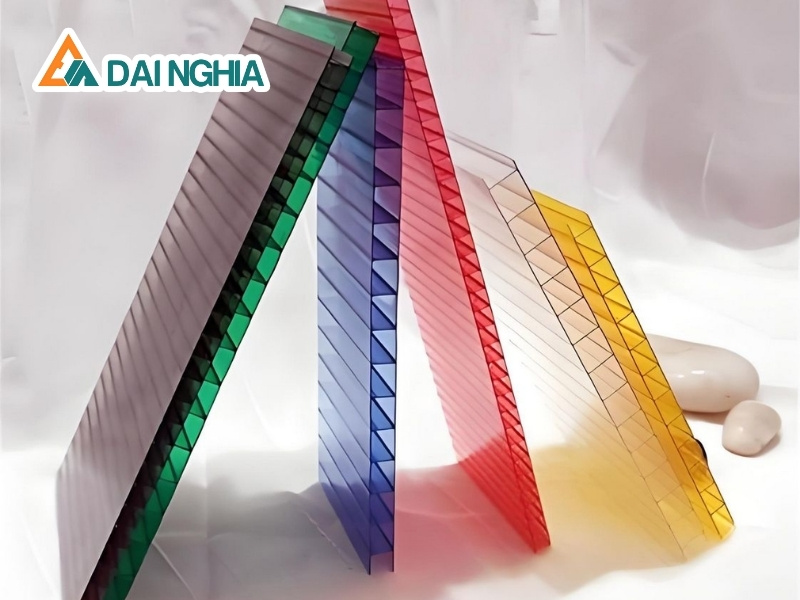 Công ty Đại Nghĩa cung cấp tấm Poly rỗng 5mm đỏ giá tốt