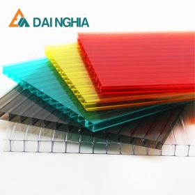 Công ty Đại Nghĩa cung cấp tấm Poly rỗng 5mm đỏ giá tốt