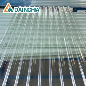 Công ty Đại Nghĩa cung cấp tấm Poly sóng 0.8mm trắng trong giá rẻ