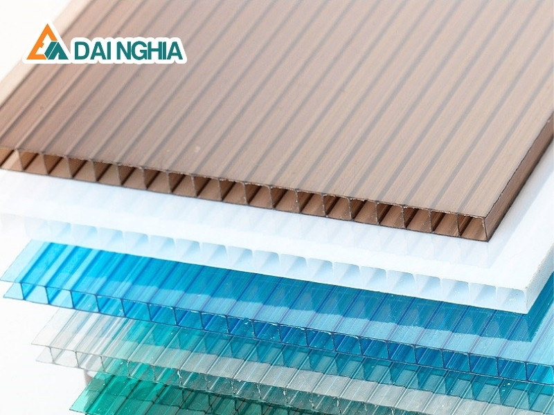Mua tấm Poly rỗng 6mm trà tại Công ty Đại Nghĩa