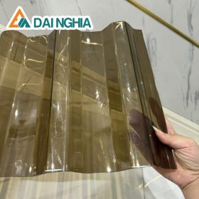 Tấm Poly sóng 0.8mm trà là gì?