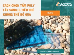Cách Chọn Tấm Poly Lấy Sáng: 6 Tiêu Chí Không Thể Bỏ Qua
